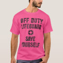 Search for swimming pool tshirts Lifeguard
