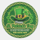 Search for leprechauns stickers St patricks day