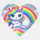 Search for rainbow cat stickers Heart