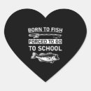 Search for school of fish stickers Fisherman