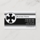 Search for bone white business cards Black