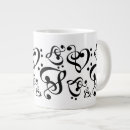 Search for clef mugs Black and white