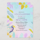 Search for birds housewarming party invitations Luau