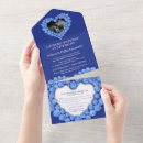 Search for sapphire wedding invitations Heart