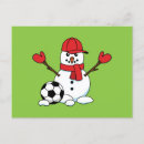Search for funny ball postcards Snowman