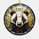 Search for badger christmas tree decorations Wildlife
