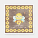Search for honey bee napkins Baby shower