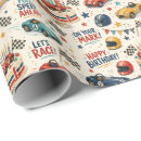 Search for racing wrapping paper Boys