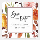 Search for fall save the date stickers Rustic