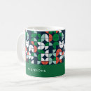 Search for blue geometric mugs Bright