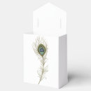 Search for peacock favour boxes Feather