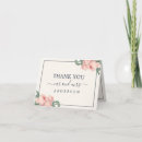 Search for pink rose thank you cards Script