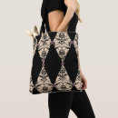 Search for vintage diamond patterns bags Black