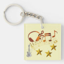 Search for gold music note key rings Guitar