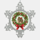 Search for pomeranian christmas tree decorations Pommy