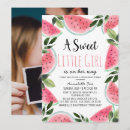 Search for photo baby shower invitations Pink