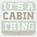 Search for lodging stickers Cabin