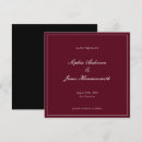 Search for burgundy save the dates Engagement