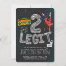 Search for 90s hip hop invitations Two legit to quit