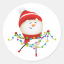 Search for cute snowman stickers Santa claus