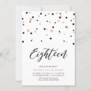 Search for girl 18th birthday invitations Rose gold