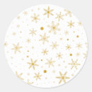 Search for gold snowflakes stickers Party