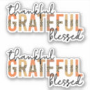 Search for elegant thanksgiving stickers Thankful