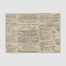 Search for newspaper tissue paper Vintage