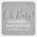 Search for silver baby shower stickers Elegant