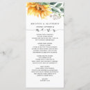 Search for sunflower menus Watercolor