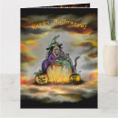 Search for cat halloween cards Witch