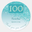 Search for one hundredth birthday stickers For her