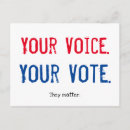 Search for voice postcards Get out the vote