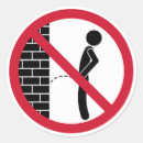 Search for urinate stickers Forbidden
