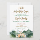 Search for let the adventure begin invitations Woodland