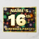 Search for fun sweet 16 invitations 16 years old