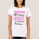 Search for stronger than cancer tshirts Faith over fear