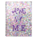 Search for sparkly notebooks Purple
