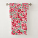 Search for vintage floral bath towels Rose pattern