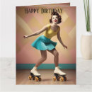 Search for roller skate birthday cards Skating