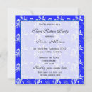 Search for damask sweet 16 invitations Blue