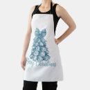 Search for christmas bow aprons Santa