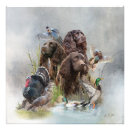 Search for wild turkeys posters Hunting