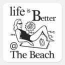 Search for life is better at beach stickers Vacation