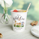 Search for wild one paper cups Cute