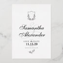 Search for black silver save date invitations Classic