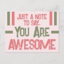 Search for you are awesome postcards Encouragement