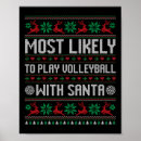Search for funny volleyball posters Merry christmas