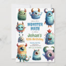 Search for monster mash birthday invitations Monsters