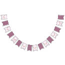 Search for girly bunting flags Blush pink